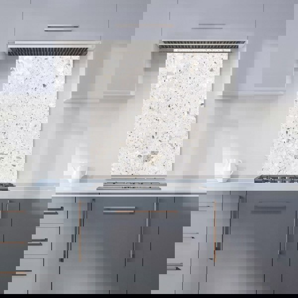 Warren Reed - Designer Off Grey Quartz Effect Kitchen Splashback