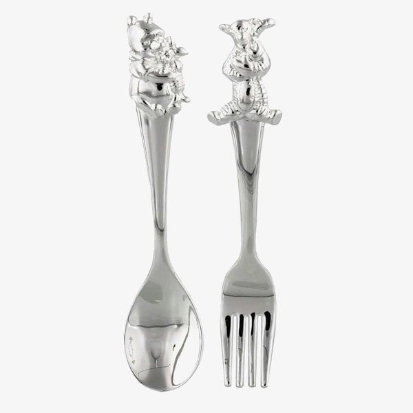 T. H. Baker Disney Winnie The Pooh Silverplated Cutlery Set Gift DI123