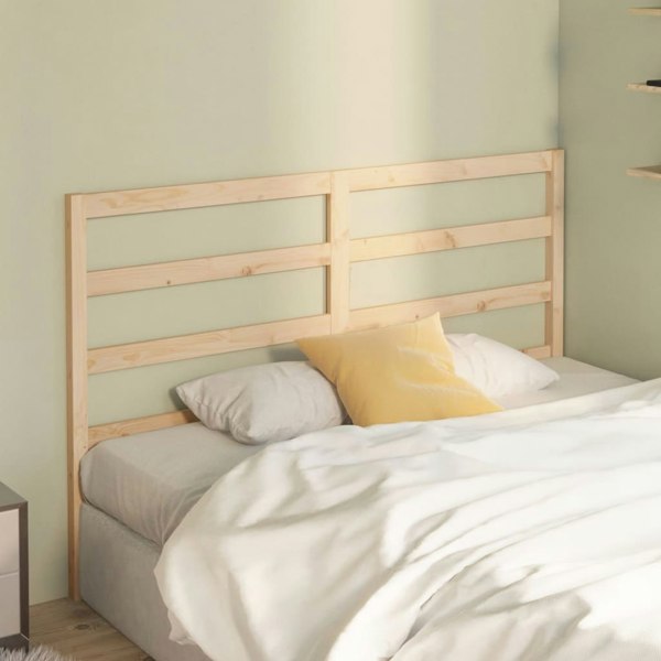 Berkfield Bed Headboard 141x4x100 cm Solid Wood Pine