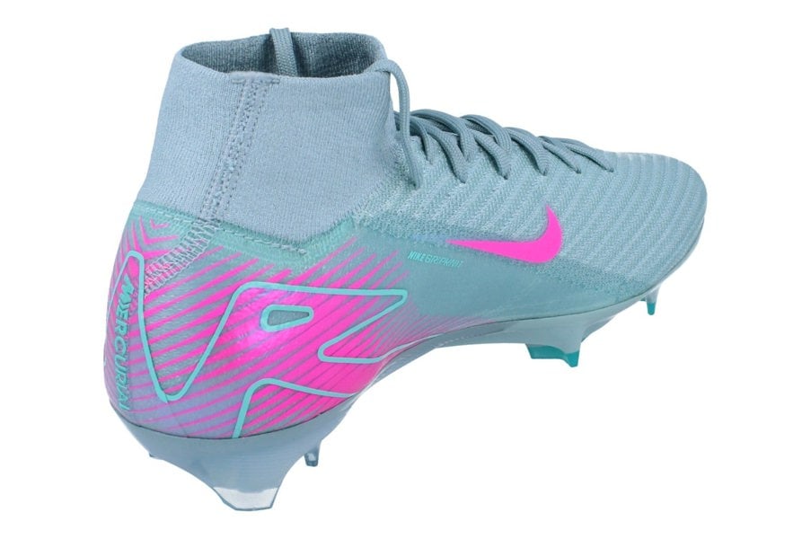 Nike Zoom Superfly 10 Elite FG Mens Football Boots FQ1454  301 - Ocean Cube Pink Blast 301 - Photo 2