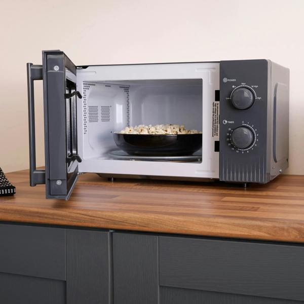 Hamilton Beach Miami Kettle, Toaster & Microwave Set - Charcoal Grey - Hamilton Beach UK
