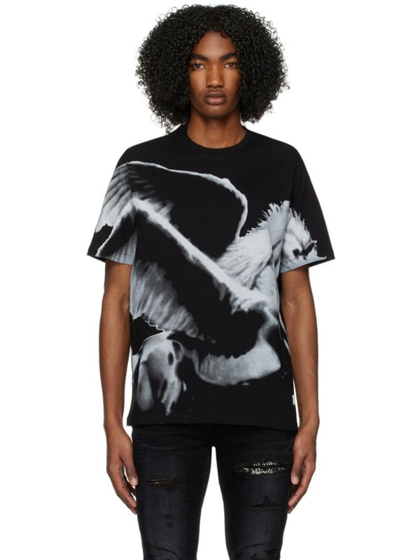 AMIRI OVER PEGASUS TEE BLACK
