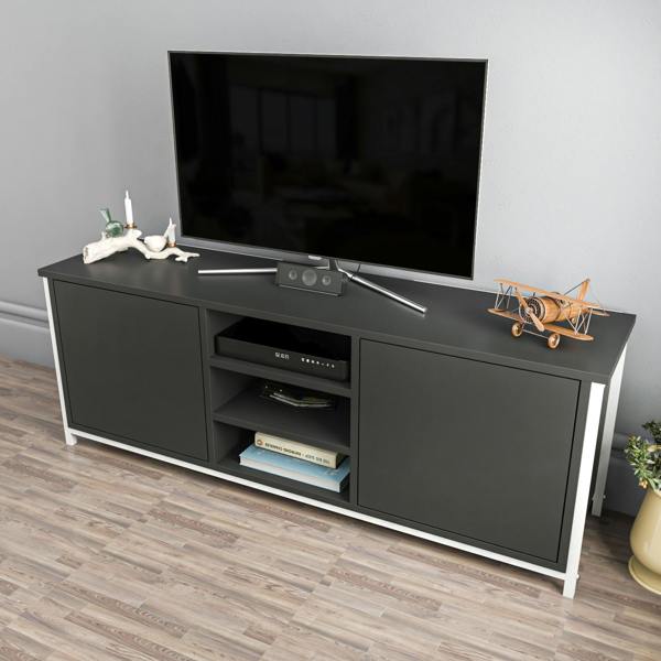Decorotika Otis Modern Tv Stand TV Cabinet for TV's up to 63"