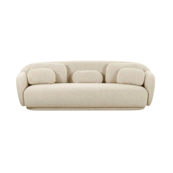 Furniture Edit Misty Cream Boucle Sofa