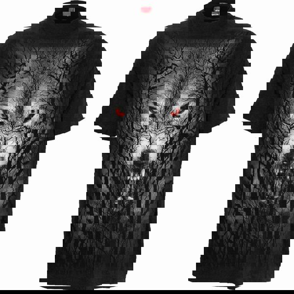 FOREST WOLF - T-Shirt Black - Spiral USA