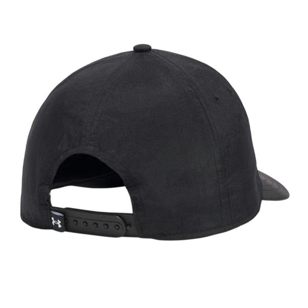 Under Armour Mens Embroidered Logo Nylon Cap - Black - 