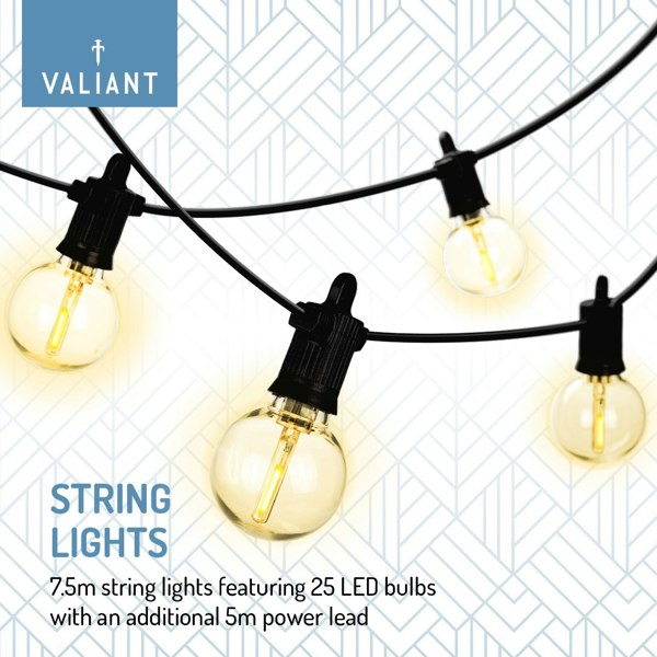 Valiant Outdoor String Lights