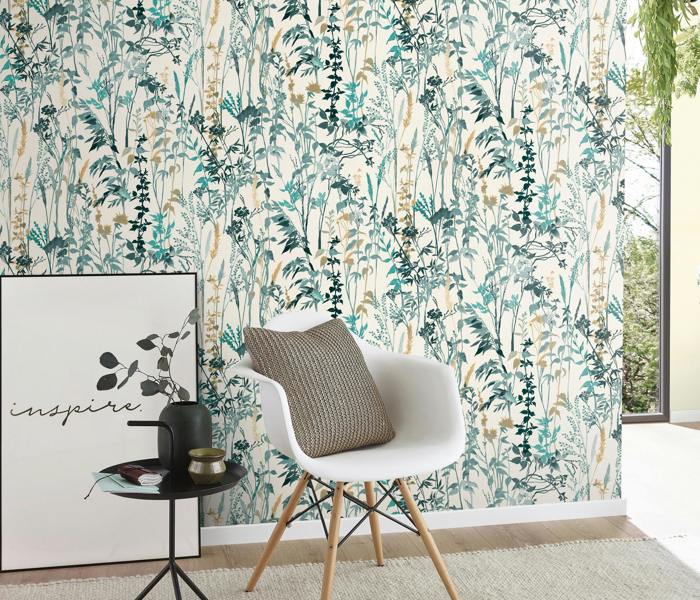 Erismann Meadow Floral Elegant Wallpaper