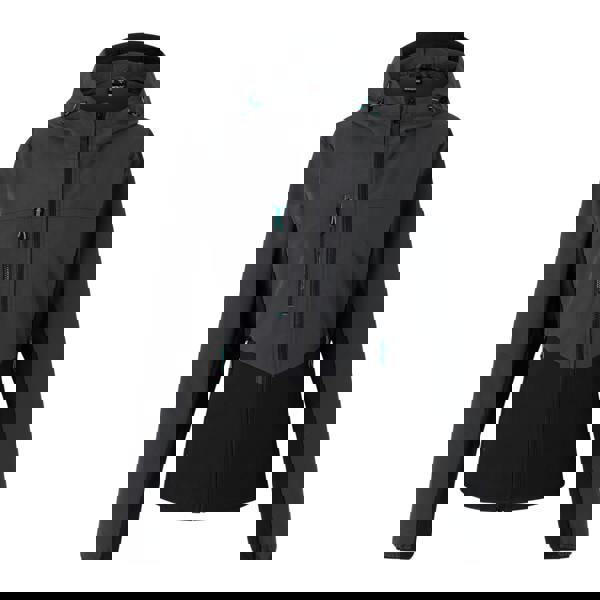 Regatta Professional Womens/Ladies Ada Stretch Soft Shell Jacket - Slate Grey/Black - 