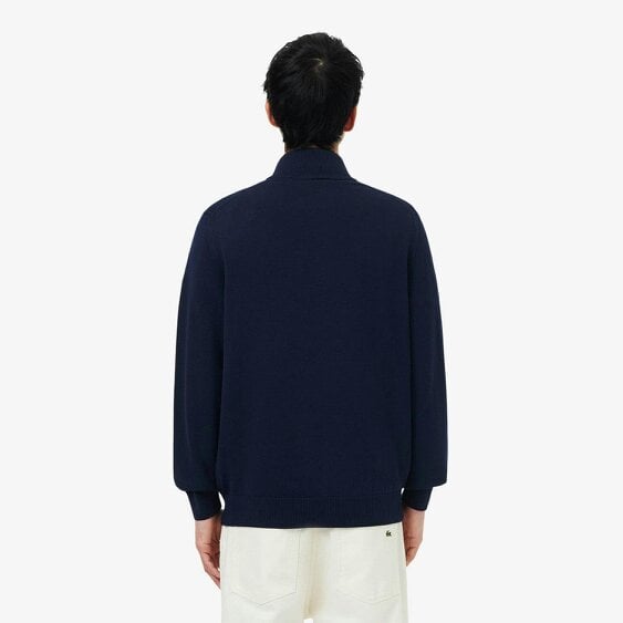 Lacoste AH1980 Quarter Zip Cotton Knit