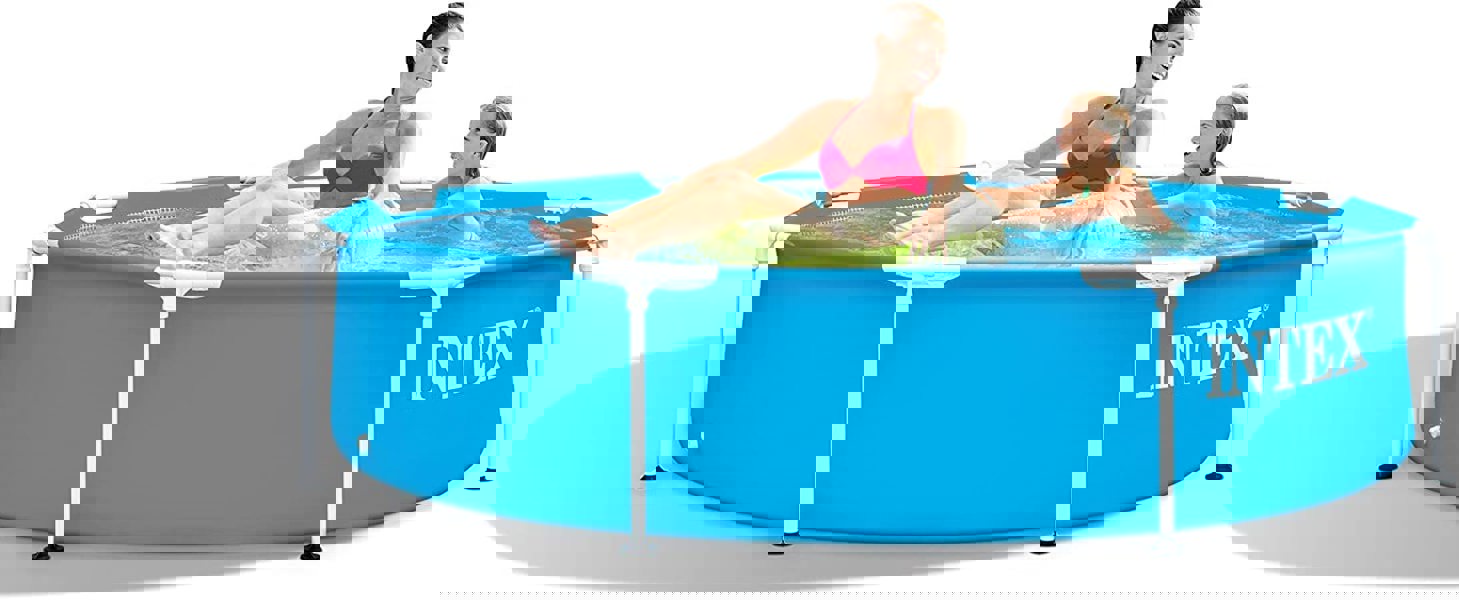 Intex 28205 Swimming Pool Metal Frame 244 x 51 cm