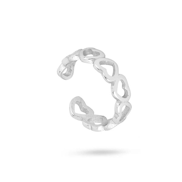 Gold Trip Hollow Hearts Ear Cuff