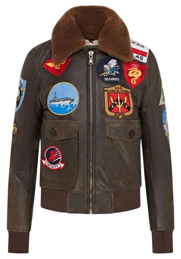 Infinity Leather Women's A2 Top Gun Leather Bomber Jacket-Sunbury