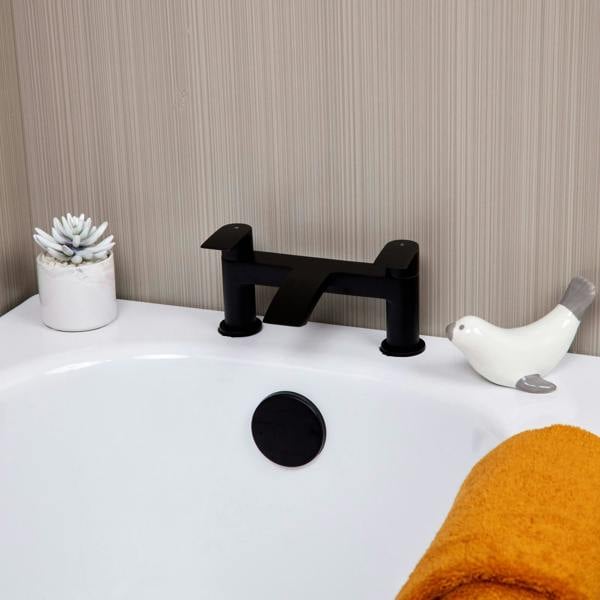 Flode Falun - Bath Filler - Matt Black