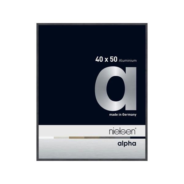 nielsen Alpha Aluminium Picture Frame - Black Oak