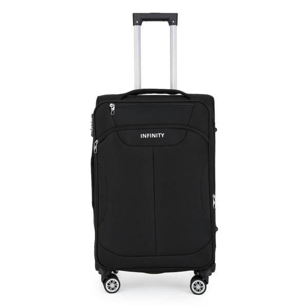 Infinity Luggage 8 Wheel Lightweight Suitcase Luggage TSA Travel Bags Set