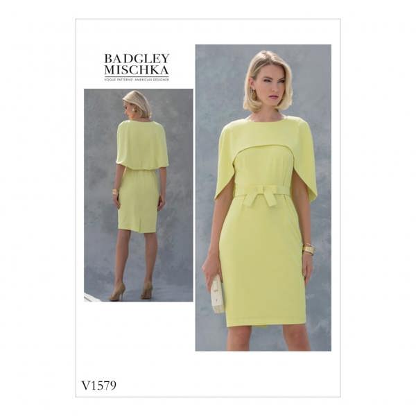 Vogue Sewing Pattern 1579, Dresses for Women, A5 (6-8-10-12-14) - Intermediate
