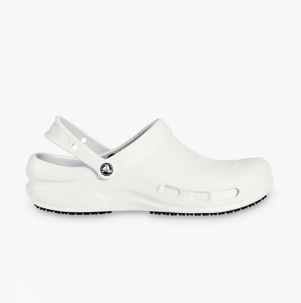 Crocs At Work BISTRO Unisex Slip-Resistant Work Clogs White