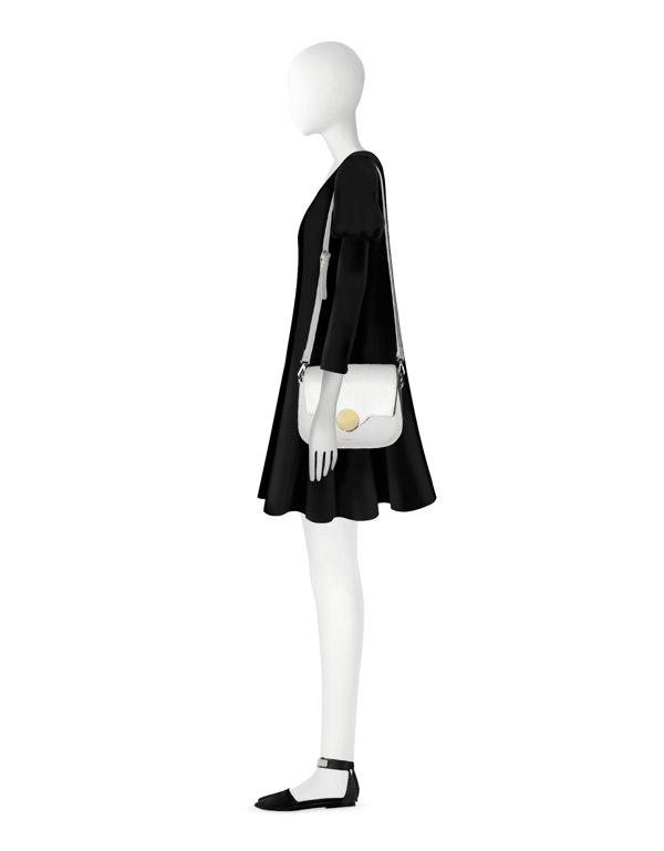Le Parmentier San Pedro Shoulder Bag - White