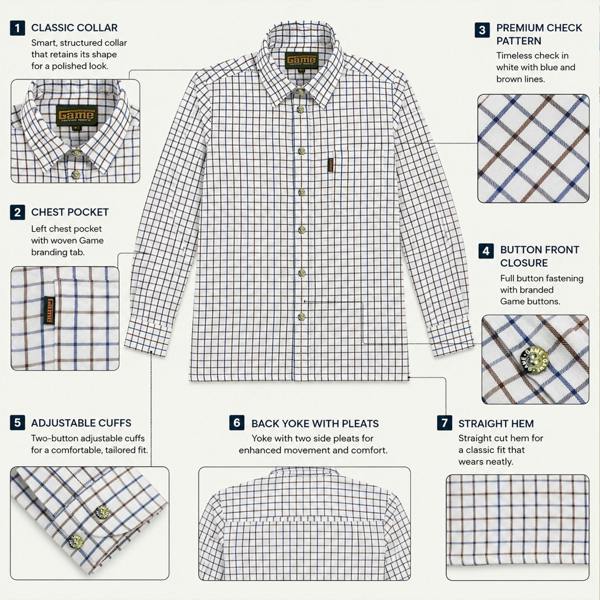 Game Ladies Tattersall Shirt