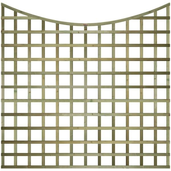 [rackhams variation] trellis standard concave top [6ft x 1ft, 2ft, 3ft, 4ft, 5ft, 6ft] 1