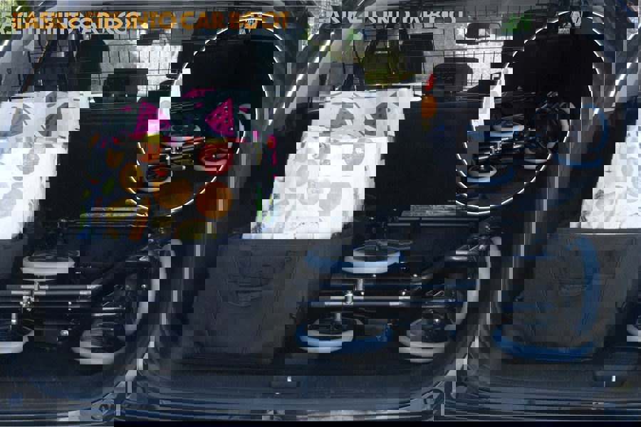 Aidapt Steel Compact Wheelchair Hammered