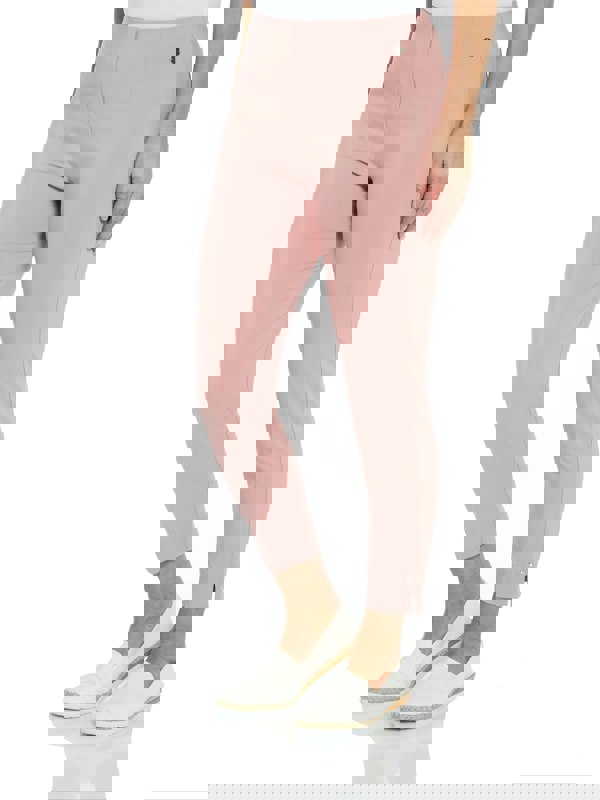 PennyPlain Cropped Bengaline Trousers - Dusk