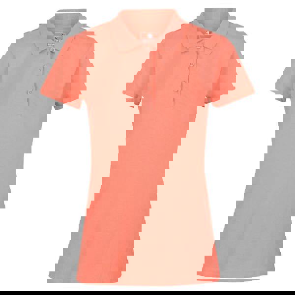 Regatta Womens/Ladies Sinton Polo Shirt - Fusion Coral - 