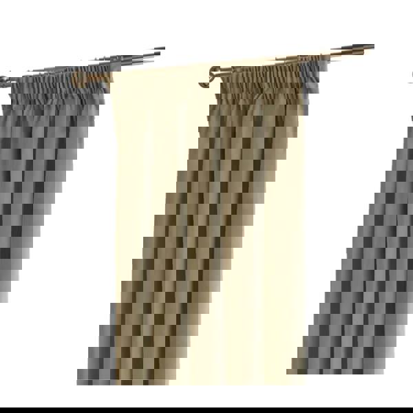 Furn Ultimate Velvet Pencil Pleat Curtains - Mocha