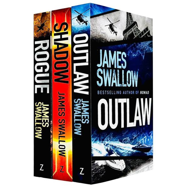 James Swallow Marc Dane Series 4-6 Collection - 3 Books Set (Shadow, Rogue, Outlaw)