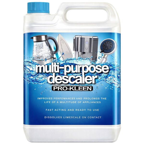 ProKleen Pro-Kleen Multi-Purpose Descaler 5L Fast-Acting Concentrate & Dissolves Limescale