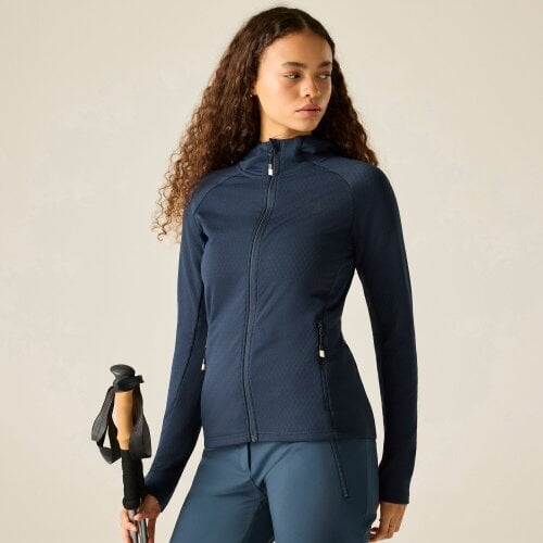 Dare 2B Womens Ventura Stretch Hooded Midlayer - Navy