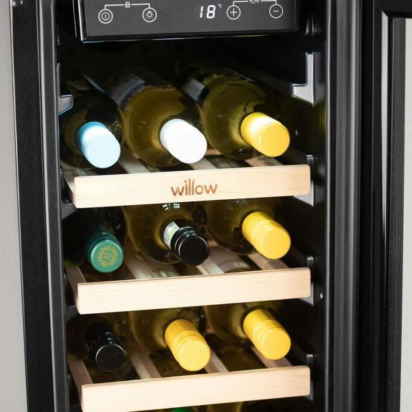 Willow 60L Under Counter Wine Cooler W30WCB - Black