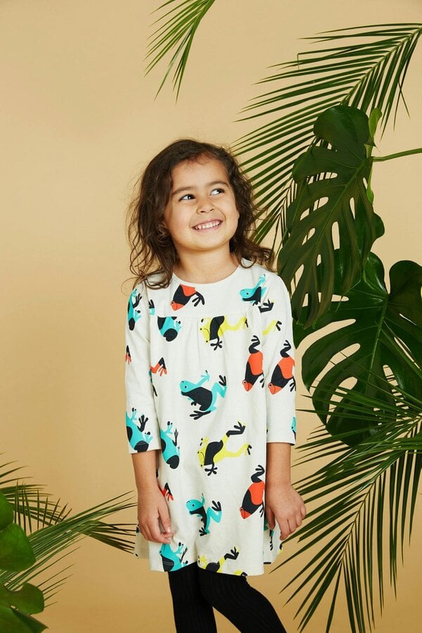 Lucy & Sam Tropical Frog Dress