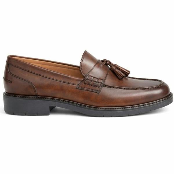 Roamers M059 Loafer Shoes in Brown