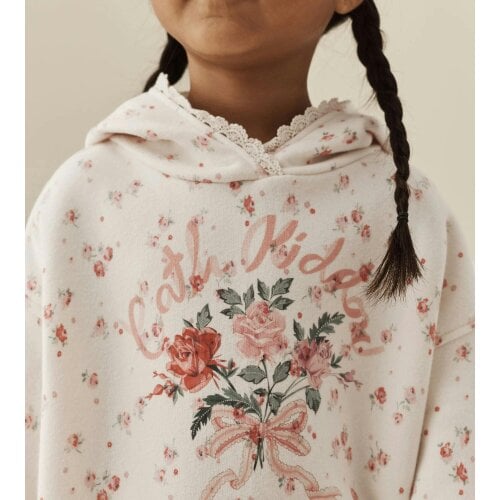 Cath Kidston Kids Ditsy Floral Hoodie - Cream