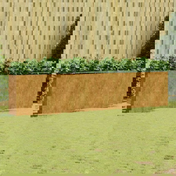 Berkfield Garden Raised Bed 360x40x80 cm Corten Steel