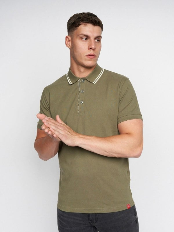 Duck and Cover Samtra Polo - Olive