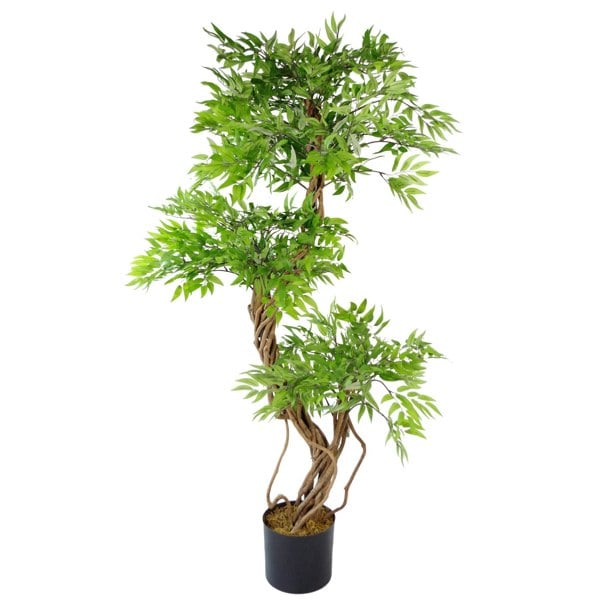 Leaf 140cm Realistic Artificial Japanese Fruticosa Tree Ficus Tree