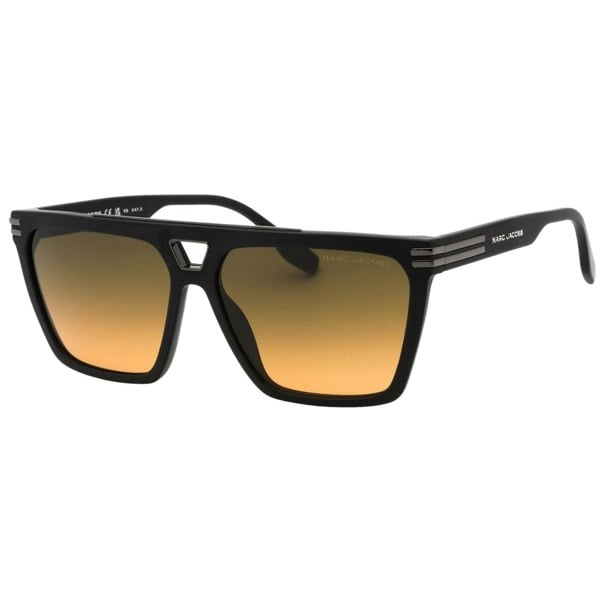 Marc Jacobs Gradient Brown SF Lens Matte Black Sunglasses