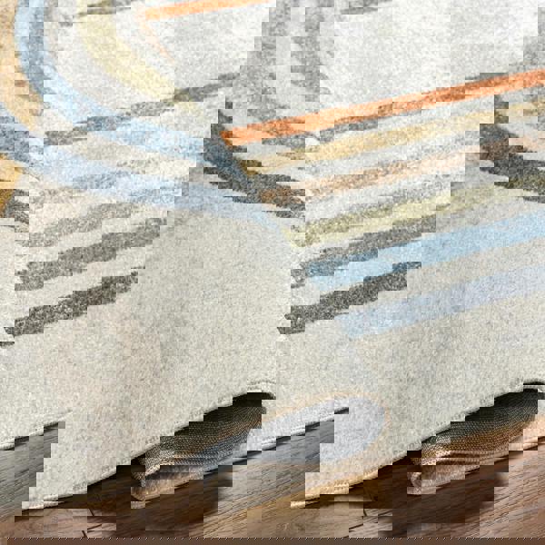 Livabliss Lillian-Washable Multicoloured Grey Modern Rug