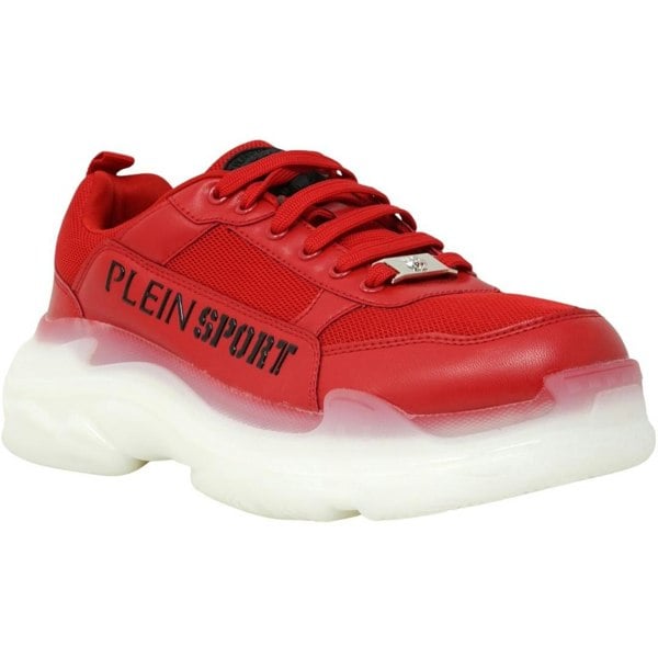 Plein Sport Brand Logo Men's Sneakers - Red