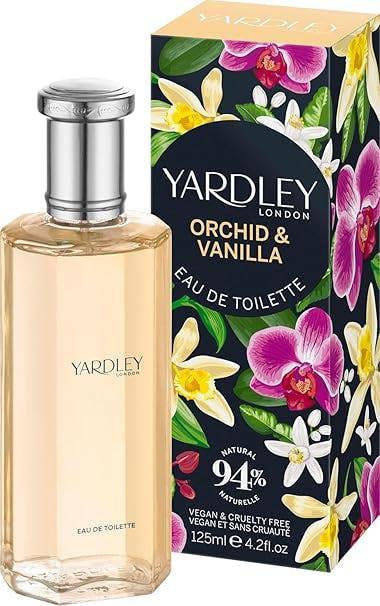 Yardley Orchid & Vanilla 125ml Eau De Toilette EDT Spray For Her