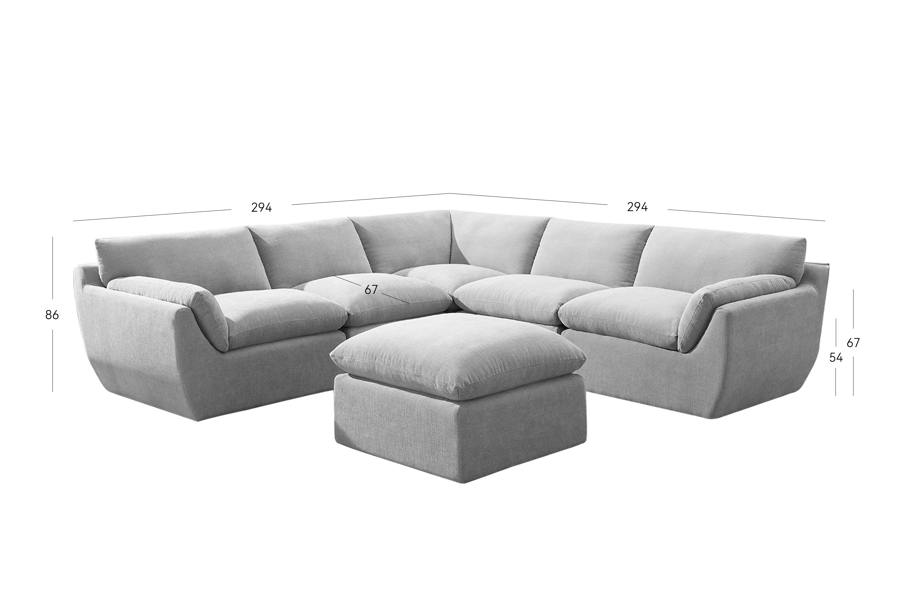 Merridale Corner Sofa with Ottoman