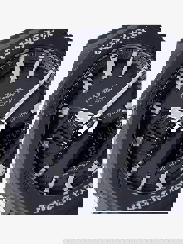 Casio G-Shock Classic Octagon Series Chronograph Dual Display Black Plastic Strap Watch GA-2100-1AER