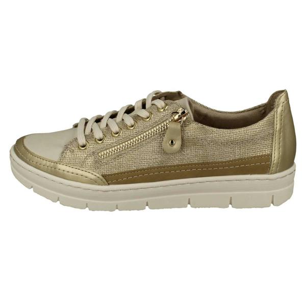 Remonte Ladies Remonte Casual Lace Up/ Zip Fastening Shoes With Removable Insoles D5826