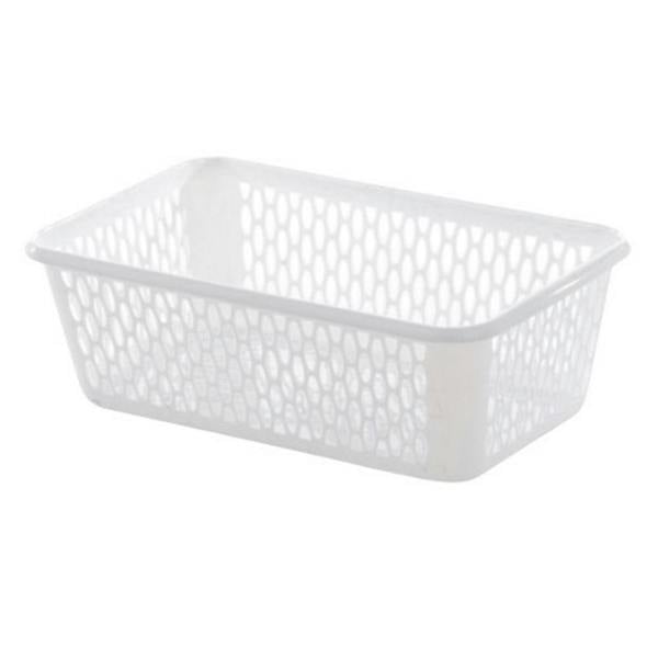 Leecroft 25cm Handy Basket White 25 x 16 x 8cm - One Colour - 