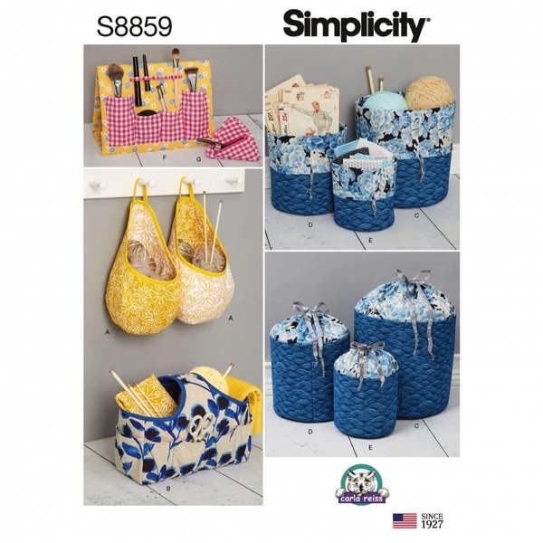 Simplicity Sewing Pattern 8859, Bags One Size - Easy