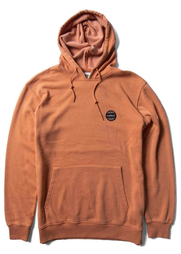 Vissla Solid Sets Eco PO Hoodie hooded sweatshirt Vissla Guava XL