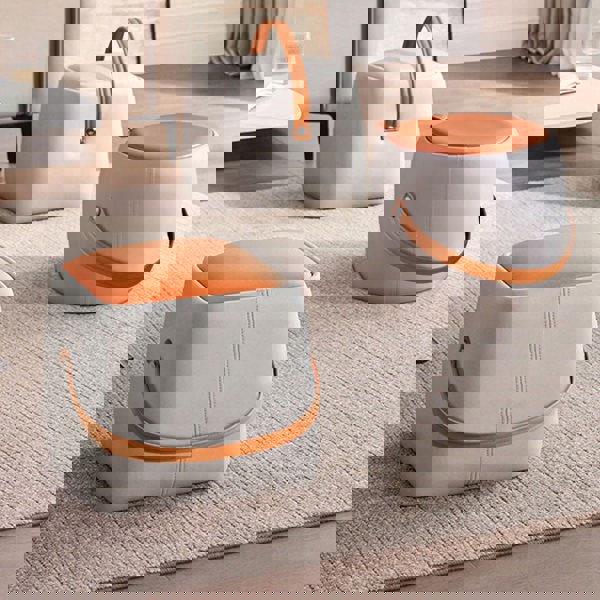 Tabitha Mini Saddle Footstool-Rit Concept-Rit Concept